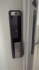 啟德居屋 三星609 電子鎖開鎖 開鎖前相片
