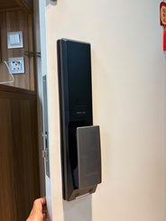 啟德 電子鎖換鎖完成 Zigbang P73 安裝後相片